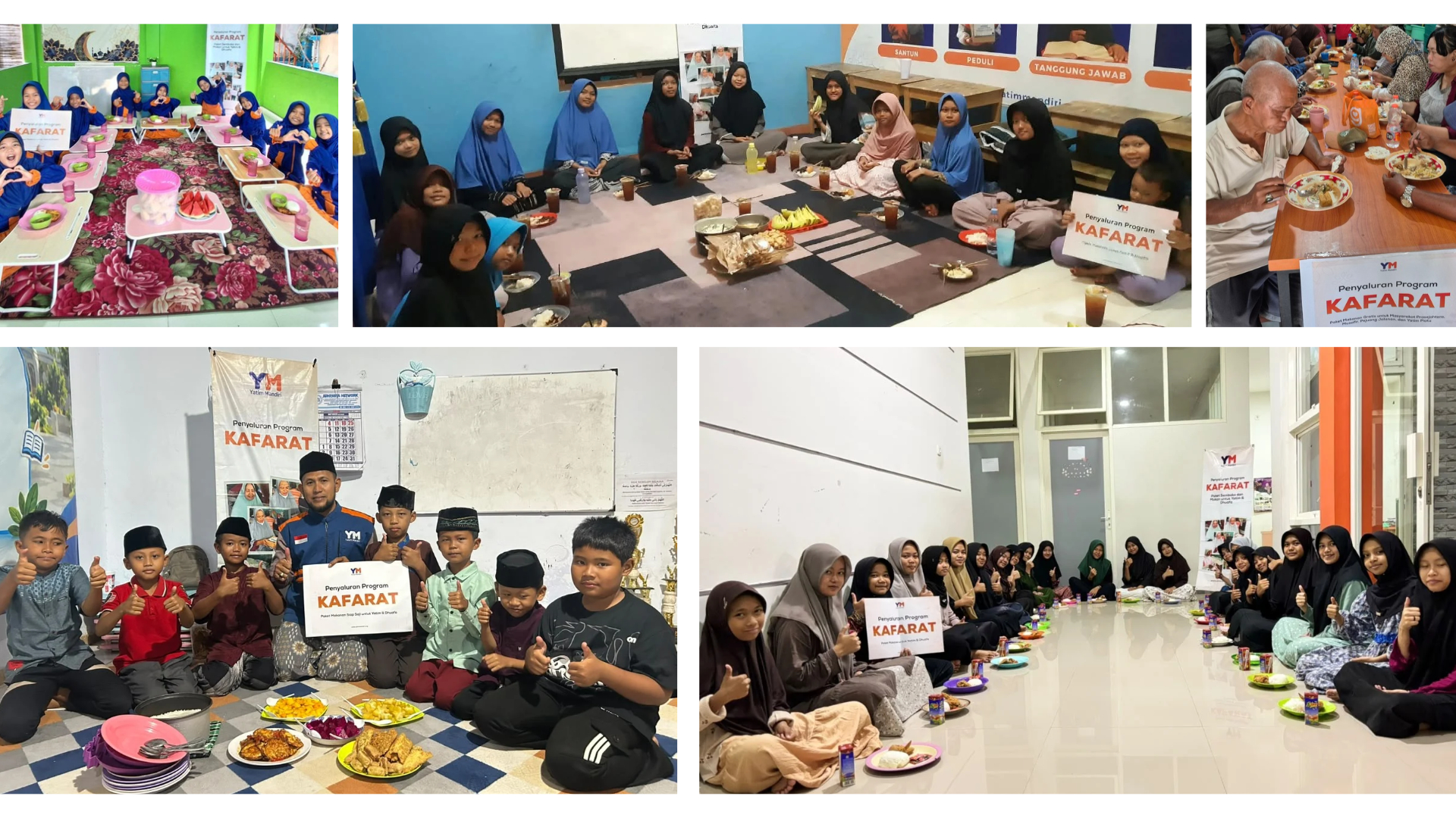 Amanah Kafarat Yatim Mandiri Salurkan 3.781 Paket Makan bagi Yatim, Dhuafa, dan Masyarakat Prasejahtera