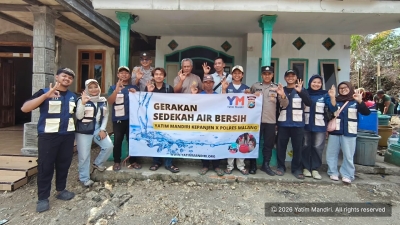 Yatim Mandiri Kepanjen dan Relawan Kemandirian Salurkan 10.000 Liter Air Bersih untuk Warga Terdampak Kekeringan di Malang Selatan