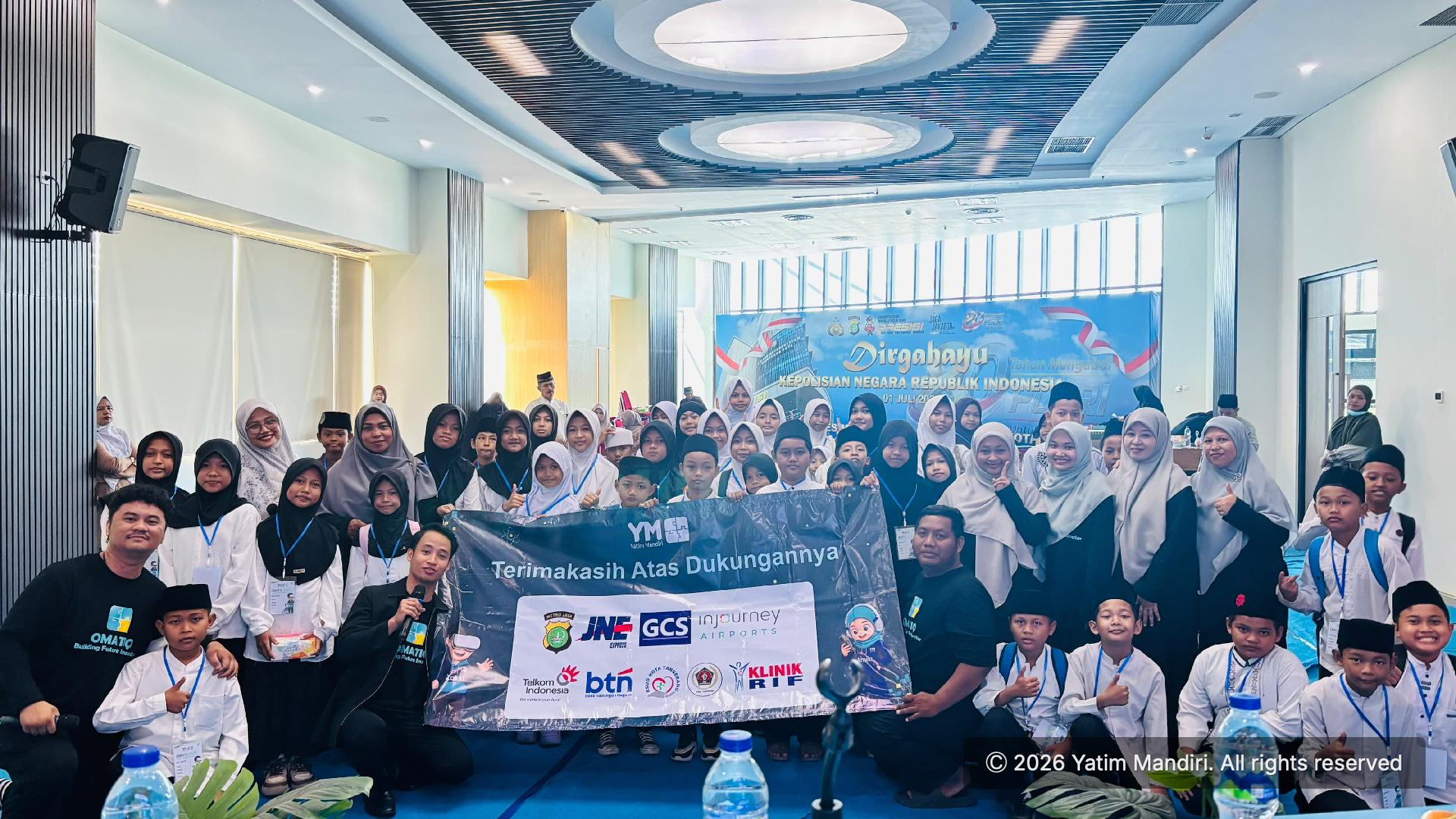 OMATIQ 2026 Yatim Mandiri Tangerang Sukses Berlangsung di Aula Polres Metro Tangerang Kota