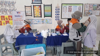 Peringati Hari Santri Nasional 2026, Yatim Mandiri Gresik Gelar Pemeriksaan Kesehatan Gratis untuk 68 Santri MI Matholiul Falah