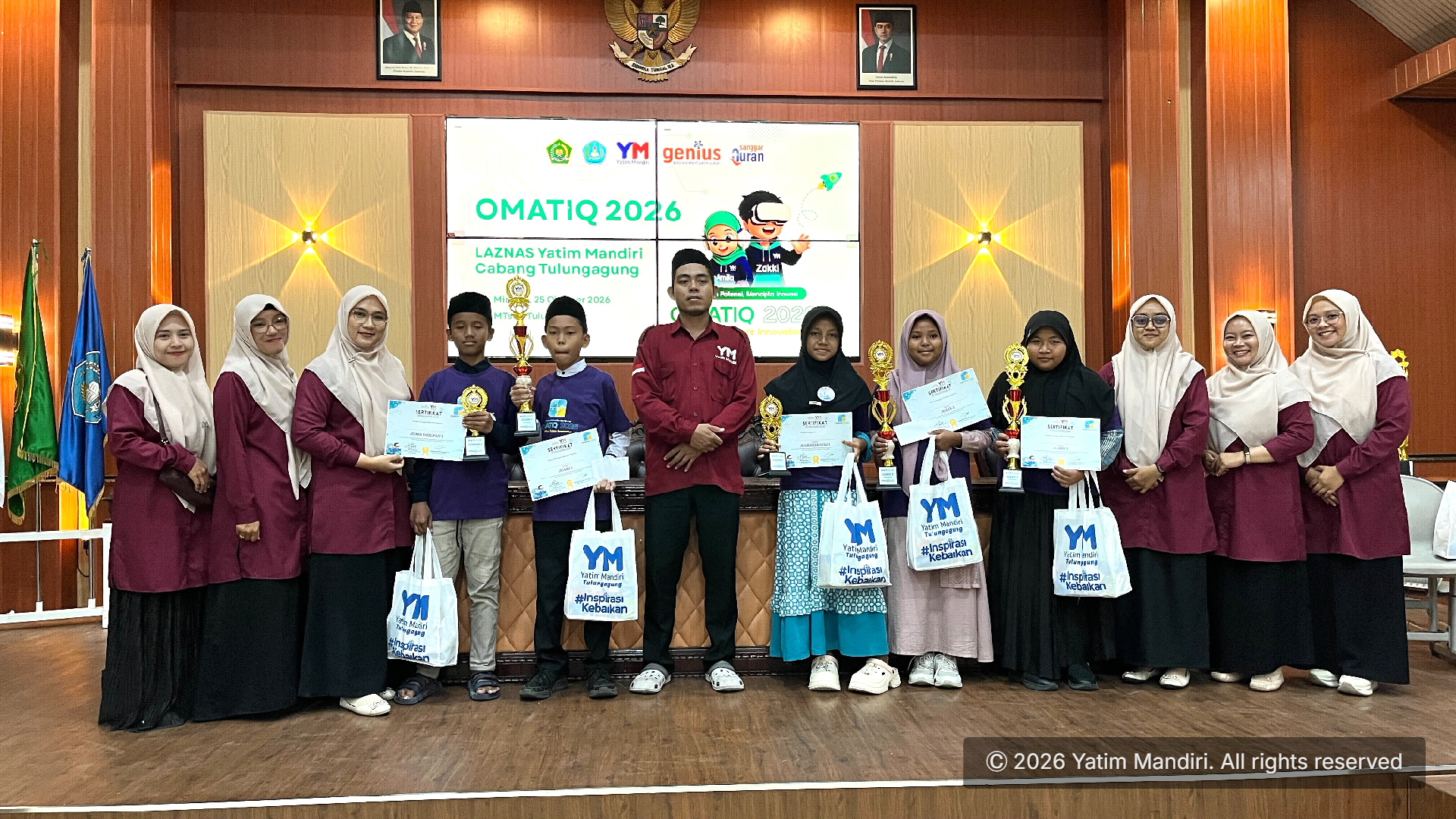 Yatim Mandiri Tulungagung Gelar OMATIQ 2026, Asah Potensi Akademik dan Spiritual Anak Binaan