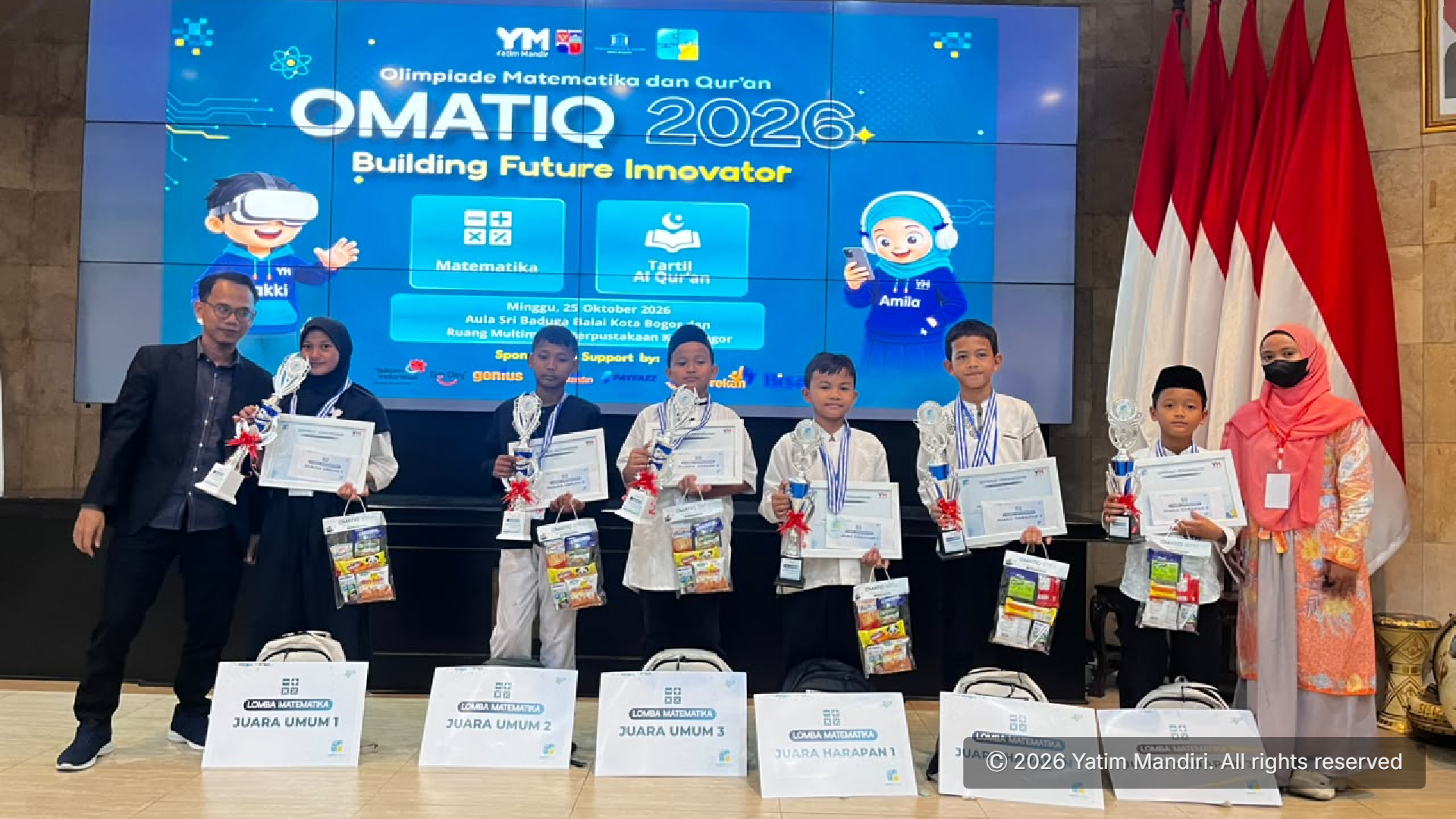 Meriah dan Inspiratif, Yatim Mandiri Bogor Adakan OMATIQ 2026