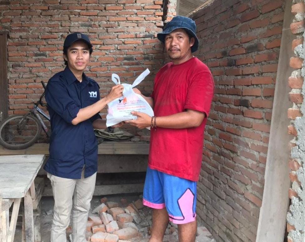 Yatim Mandiri Banten Bantu Warga Terdampak Gempa